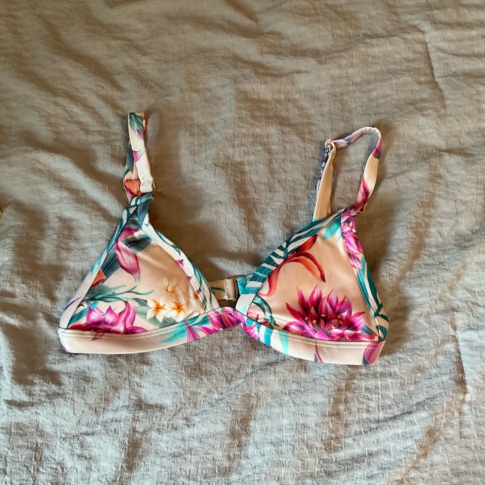 LA Hearts/PacSun Flower Bikini Swim Top - Size S